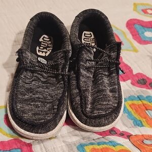 Hey Dude Kids Charcoal Sneakers
